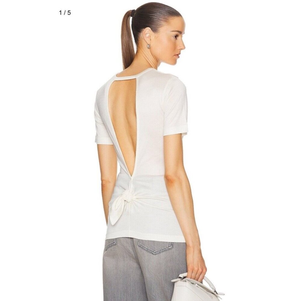 Loewe Knot Top in Off White